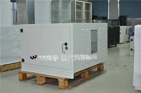 沈陽某公司采購我司兩台不同型號投影機防潮箱(圖1)