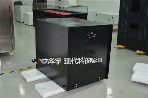 我司21號發貨浙江，為浙江某公司提供定製款恒溫恒濕戶外投影儀安裝櫃(圖3)