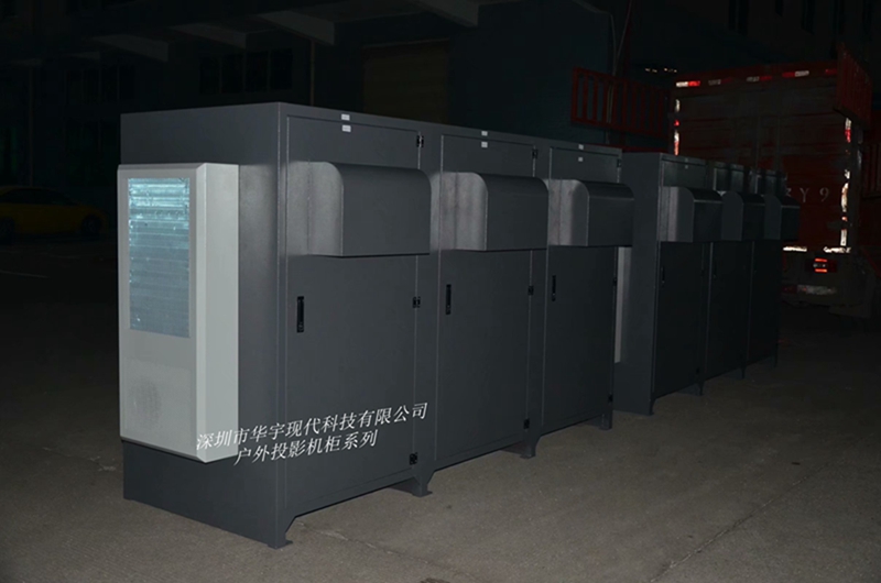 震撼！內可置6台投影儀的投影機安裝櫃淩晨出貨了!(圖3)